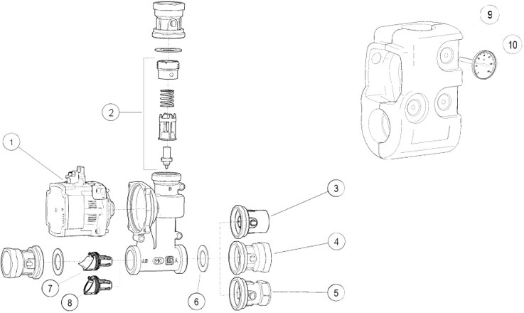 Segamissõlm LK 810 ThermoMat G varuosad ja lisad