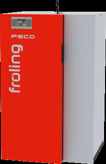 Pellettikattila PECO 15-35 kW tyhjiö täytteellä Fröling