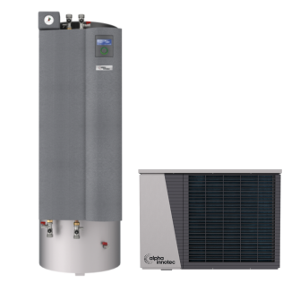 Air-to-water heat pump Alpha Innotec Hybrox 5kW HSV 180 with integrated 180L domestic water boiler 3F