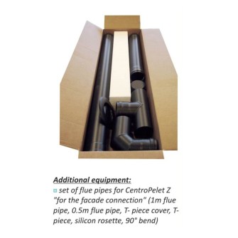 Set of flue pipes for Centrometal stoves Z and ZS